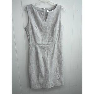 Of Mercer Made In New York Heather‎ Grey Sheath Dress Size 8
